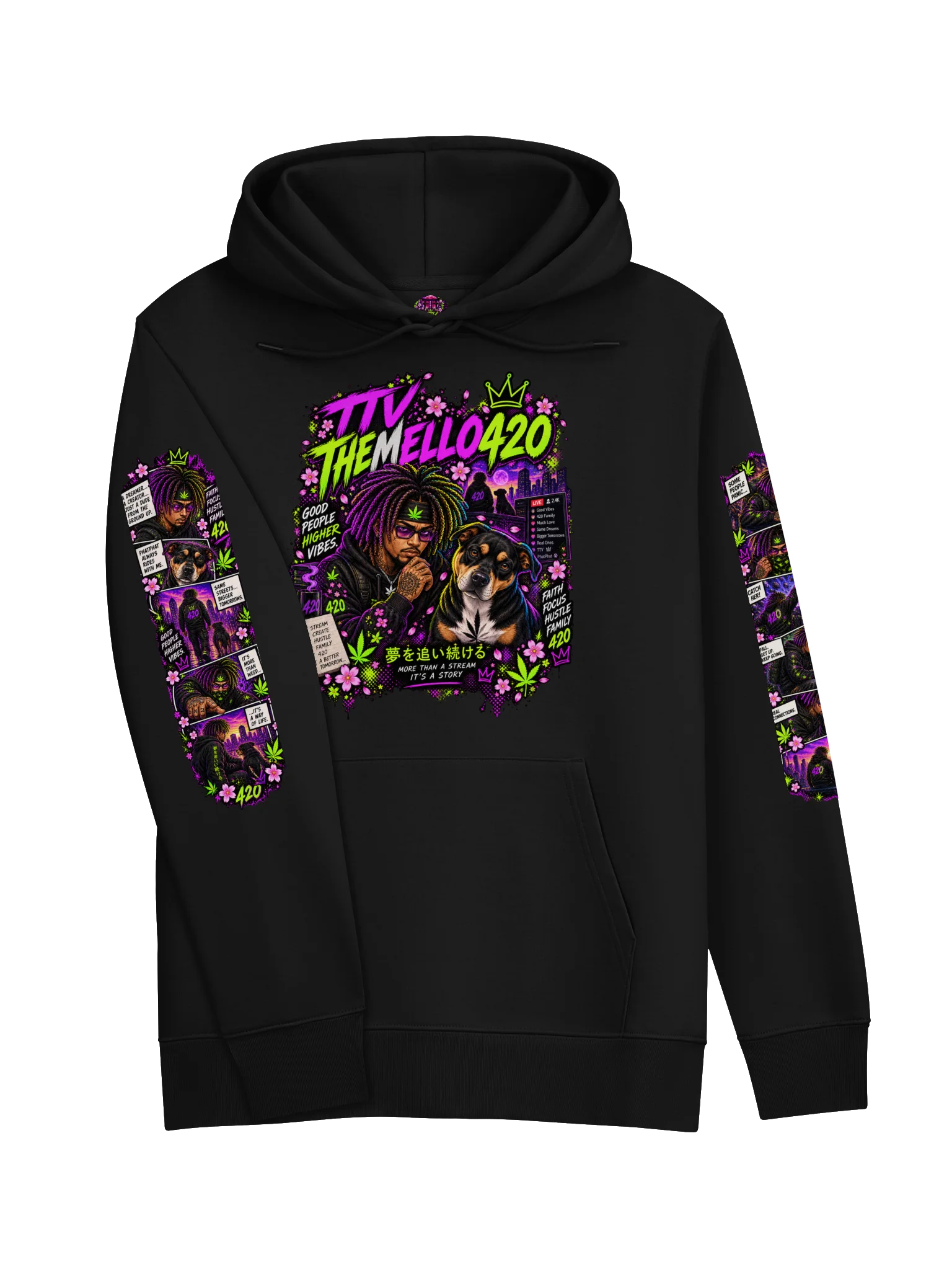 Mello’s World Comic Hoodie. product image (6)