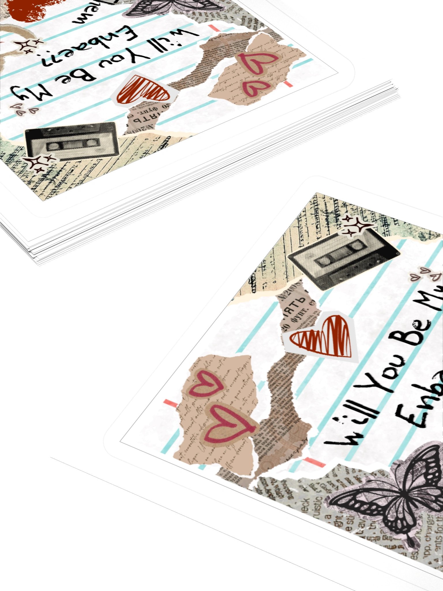Will You Be My Enbae? Square Sticker product image (4)