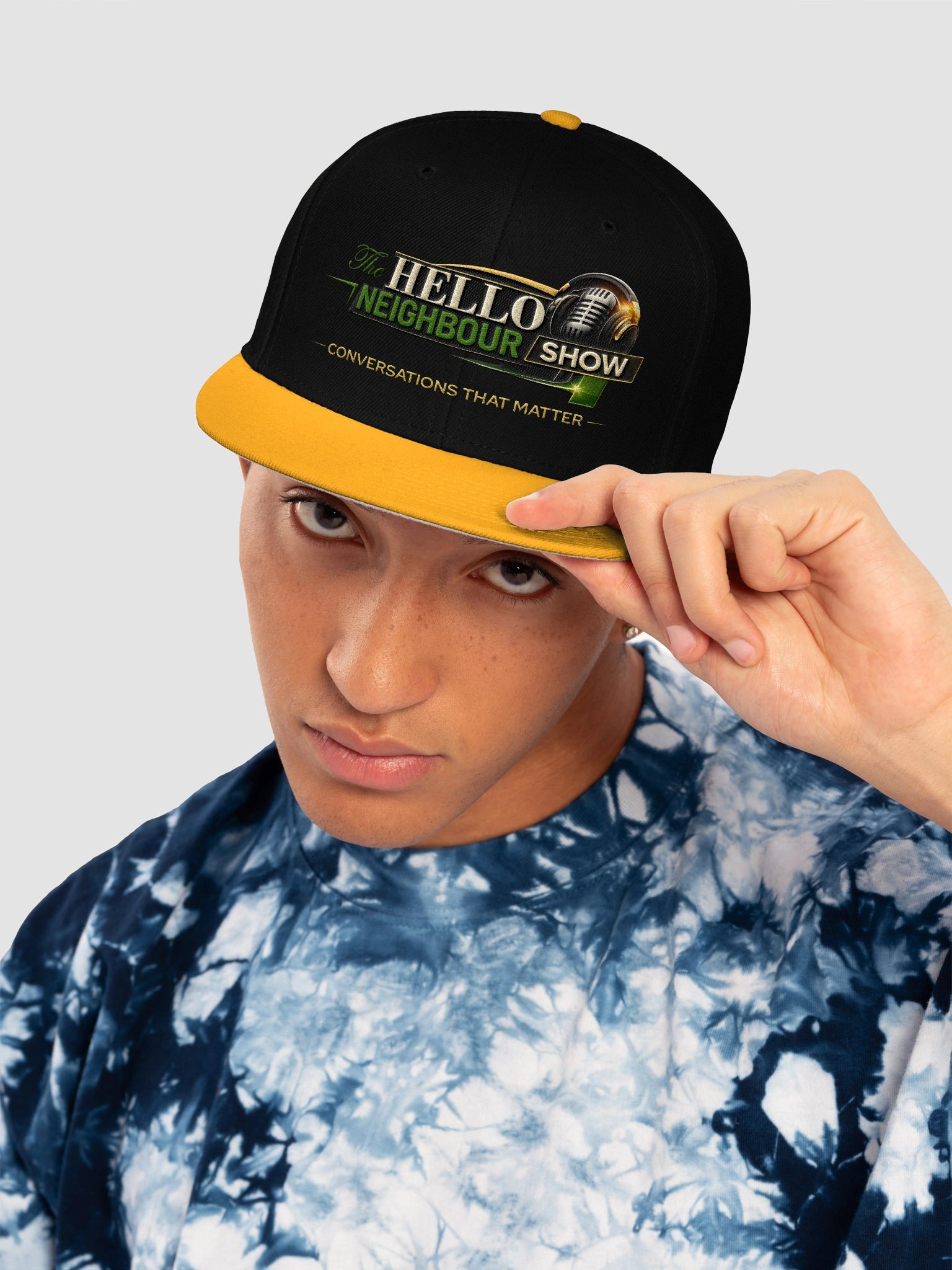 The Hello Neighbour Podcast Embroidered Logo Otto Cap product image (5)