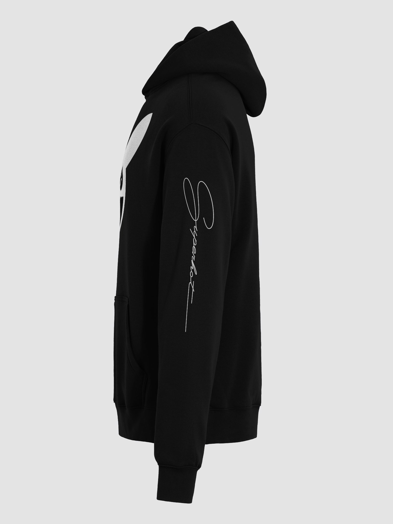 SUPERHOT BUNNY HOODIE BLACK / WHITE product image (2)