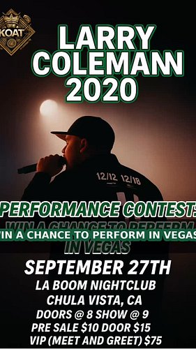 WHATS UP YALL?!? WE BACK IN BUSINESS!!!!

Calling all artists and vendors! We are now booking for September 27th at @laboomch...