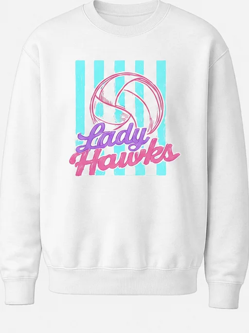 Neon Volleyball Comfort Colors Sweatshirt product image (1)