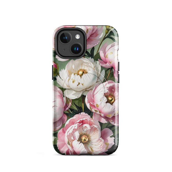 Elegant Blooms Tough Magnetic MagSafe® iPhone® 14, 15, 16, 17, Pro, Pro Max, Plus cases. product image (2)
