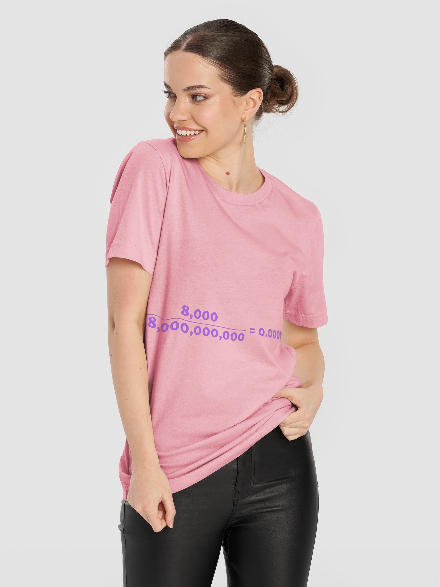 8 OVER 8 BILLION — Tee (Pink) product image (11)