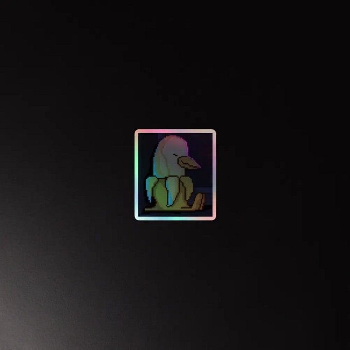 Ducknana Holographic Sticker product image (2)