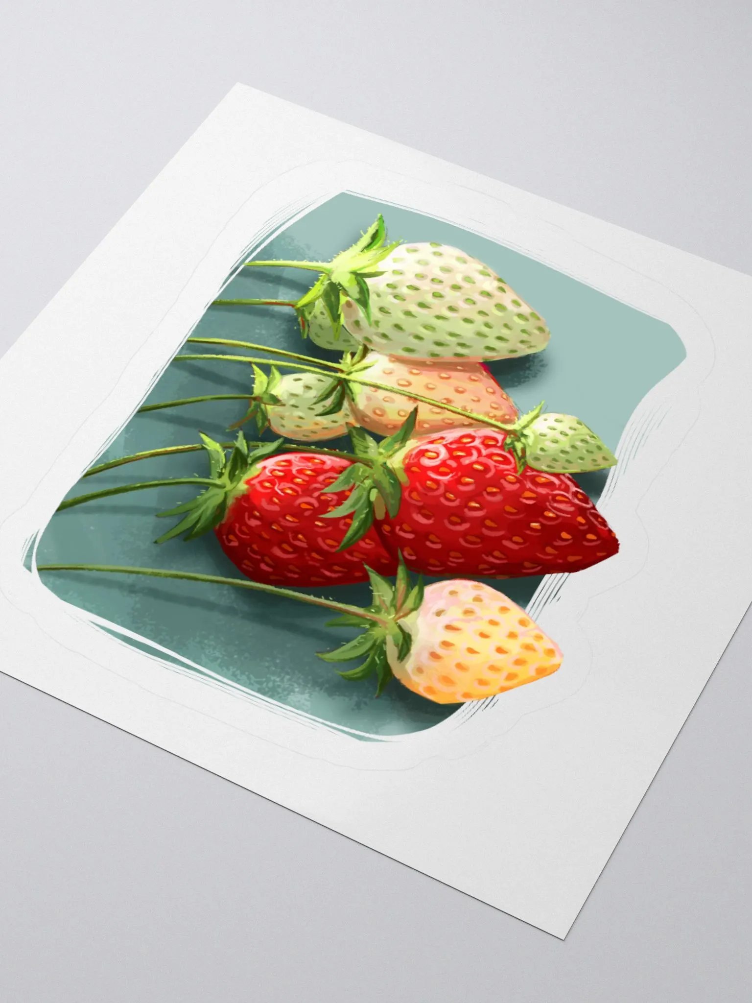 Strawberries sticker product image (4)