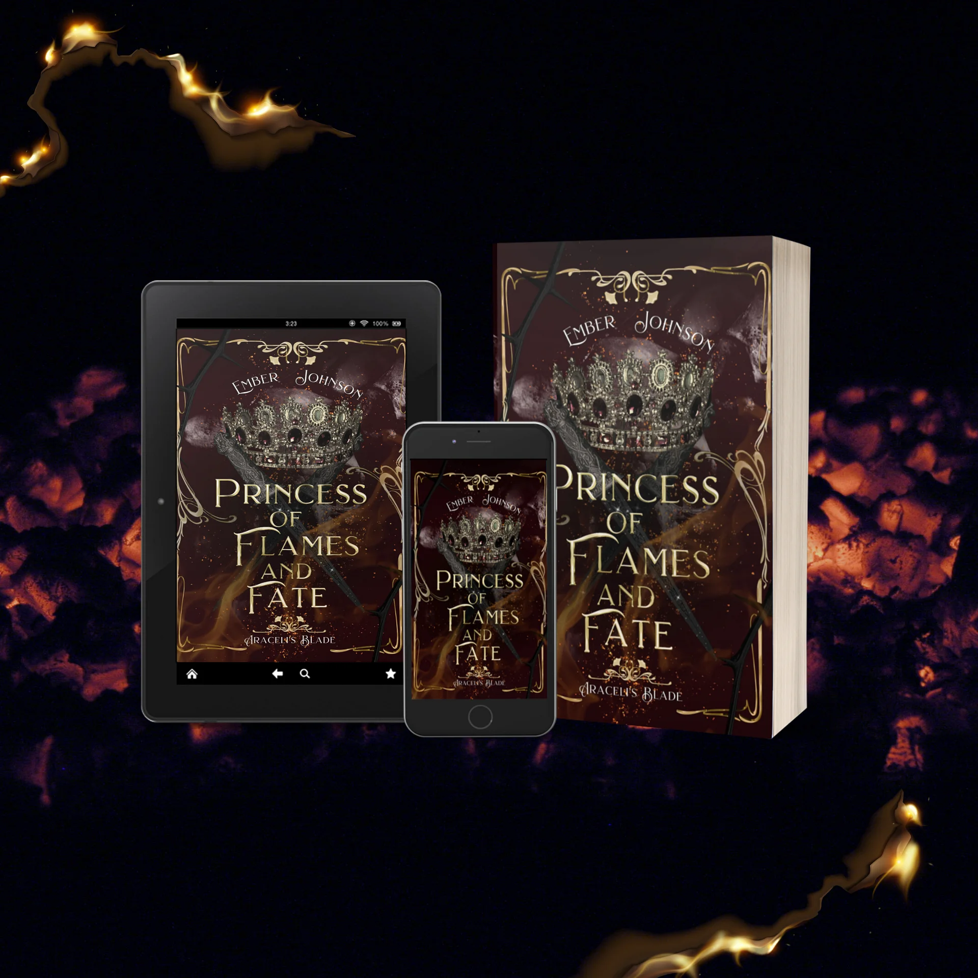 Sprayed Paperback - Princess of Flames and Fate product image (5)
