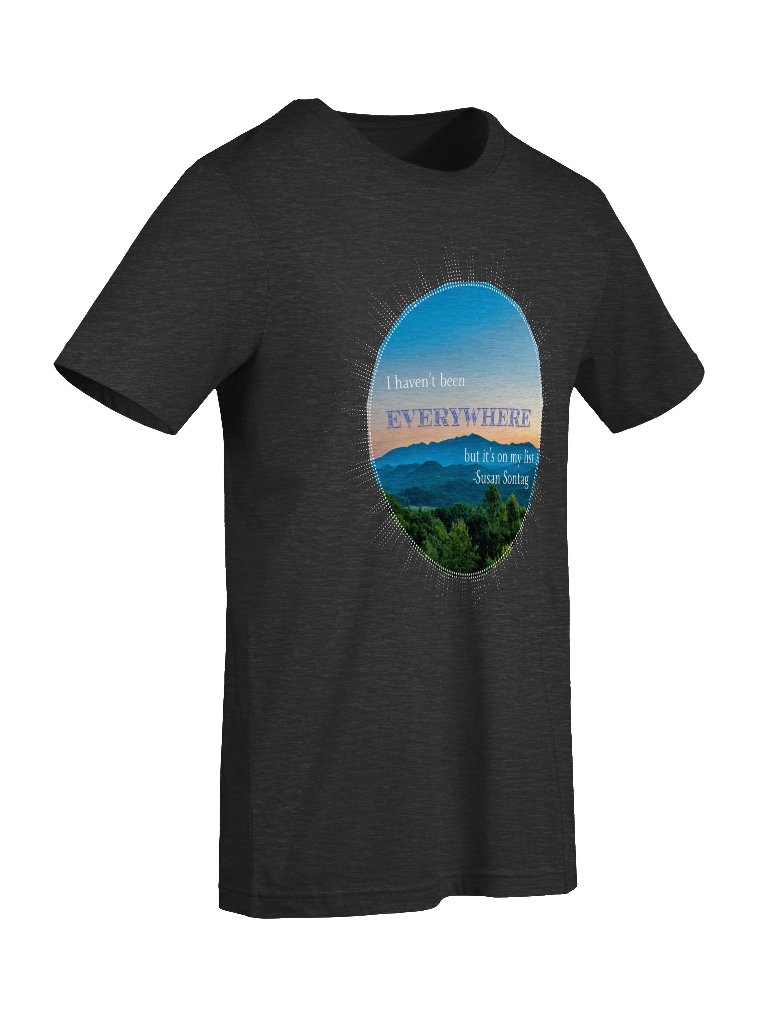 "Everywhere" is on My List Travel Tee product image (7)