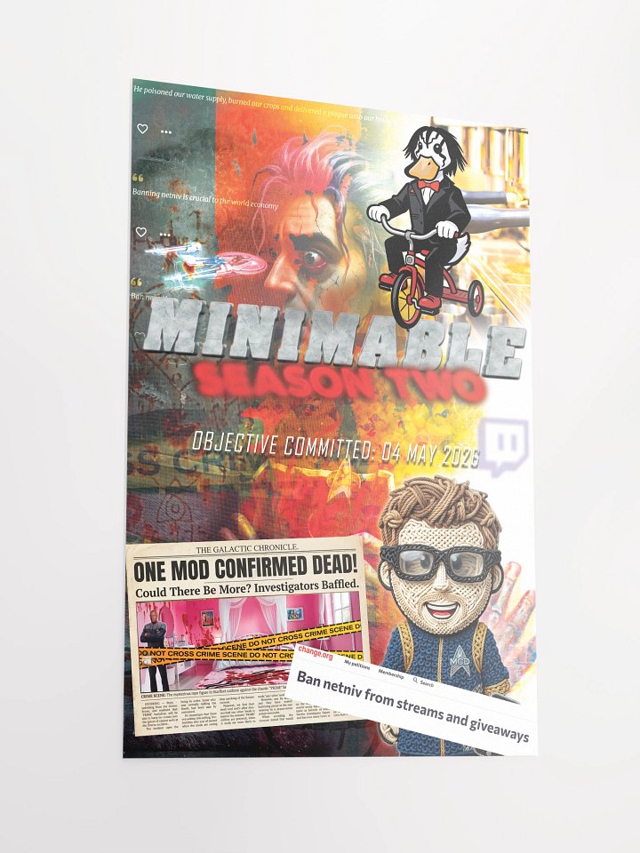 Minimable Season Two Poster 12" x 18" product image (2)