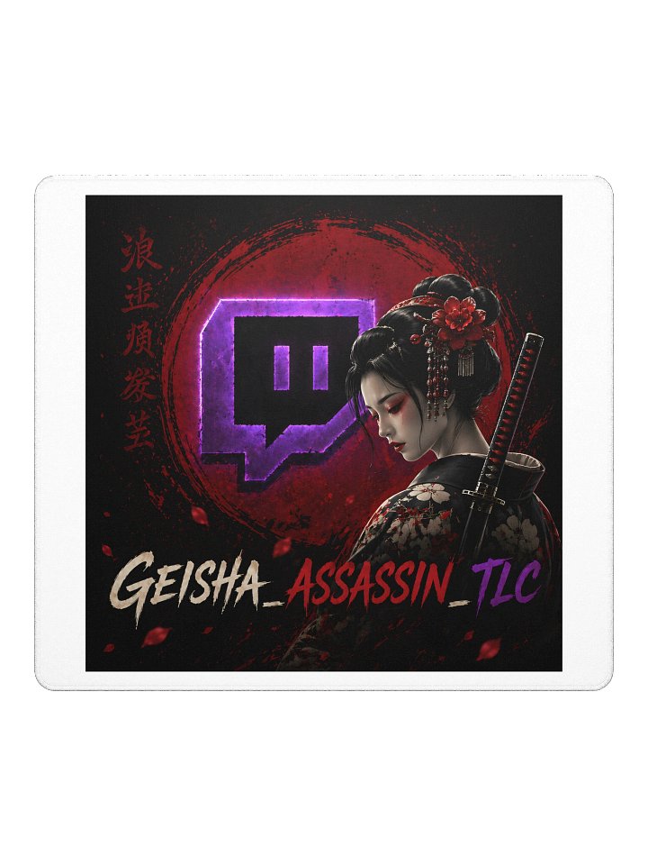 Geisha assassin gaming mouse pad product image (2)