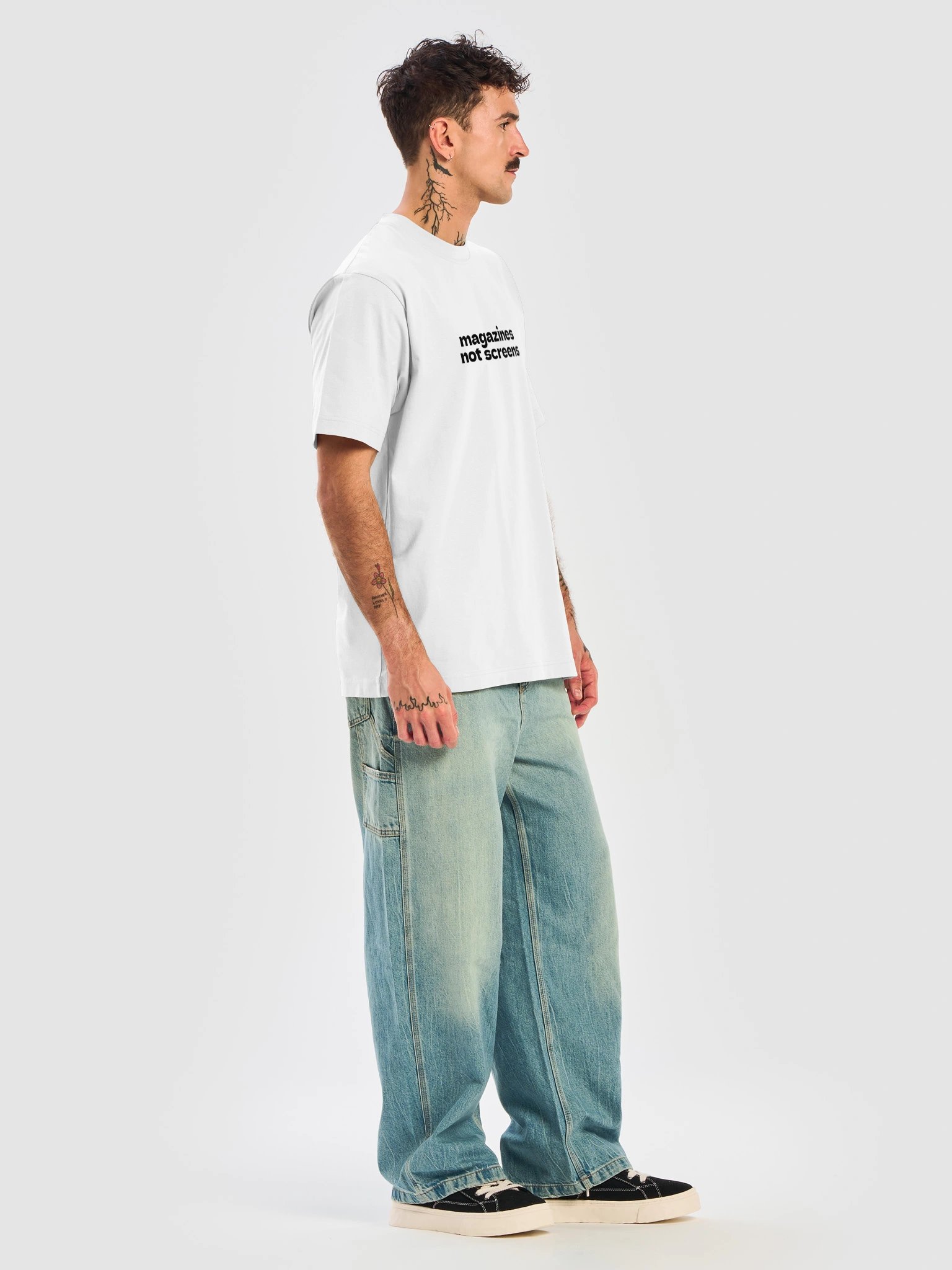 magazines not screens relaxed tee product image (7)