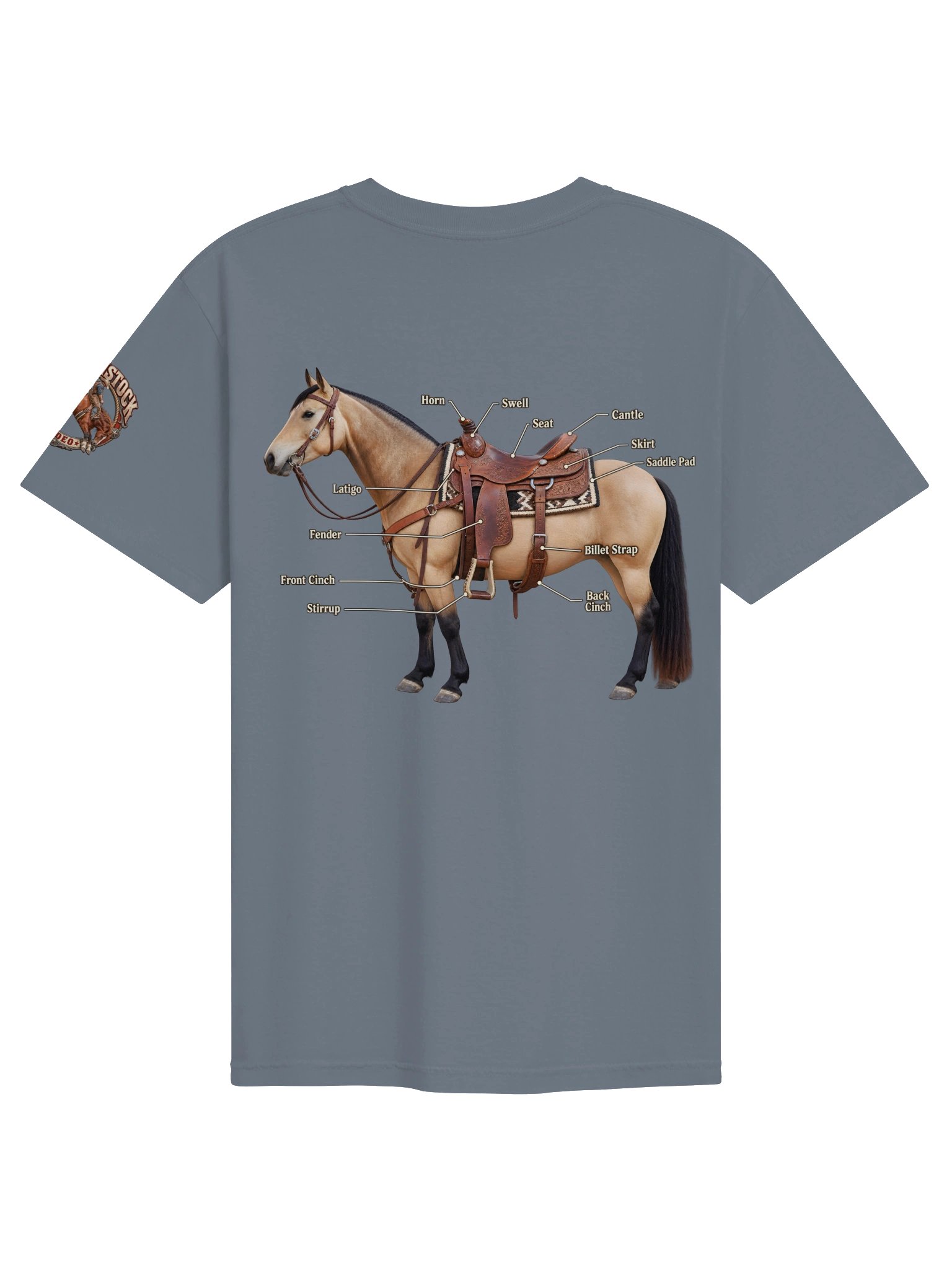 Cowboy Hat, Boots & Western Saddle T-Shirt | ROUGHSTOCK RODEO™ product image (166)