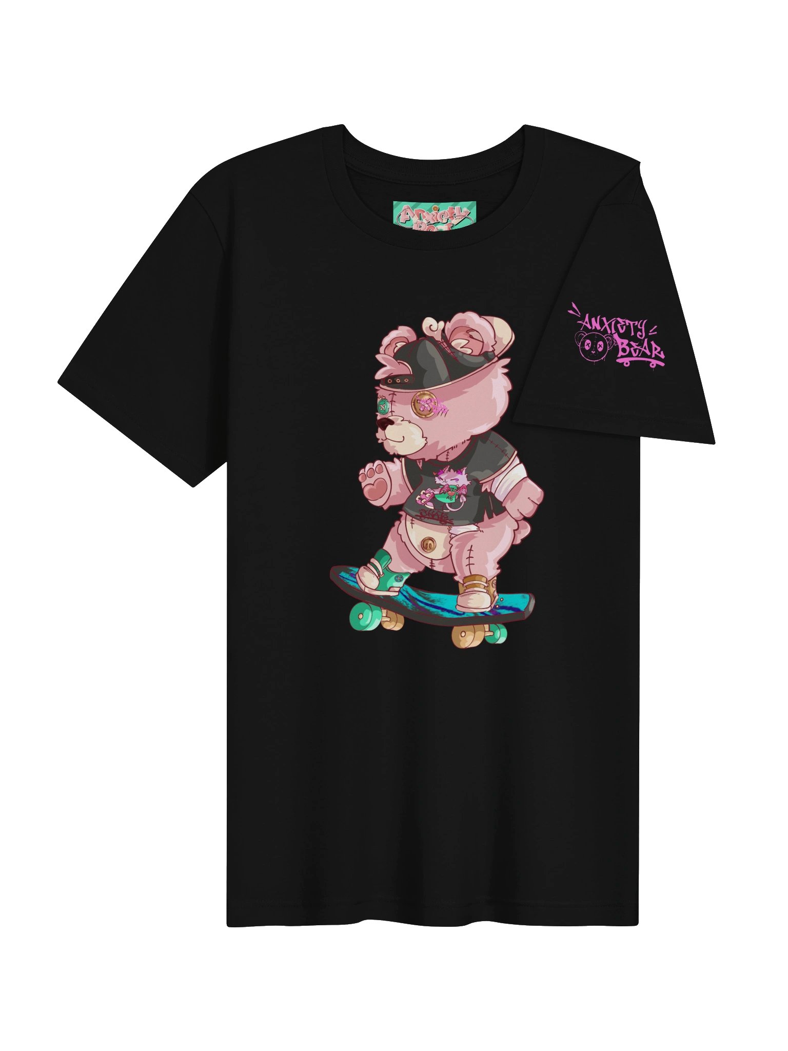Anxiety Bear Skate Tee product image (37)
