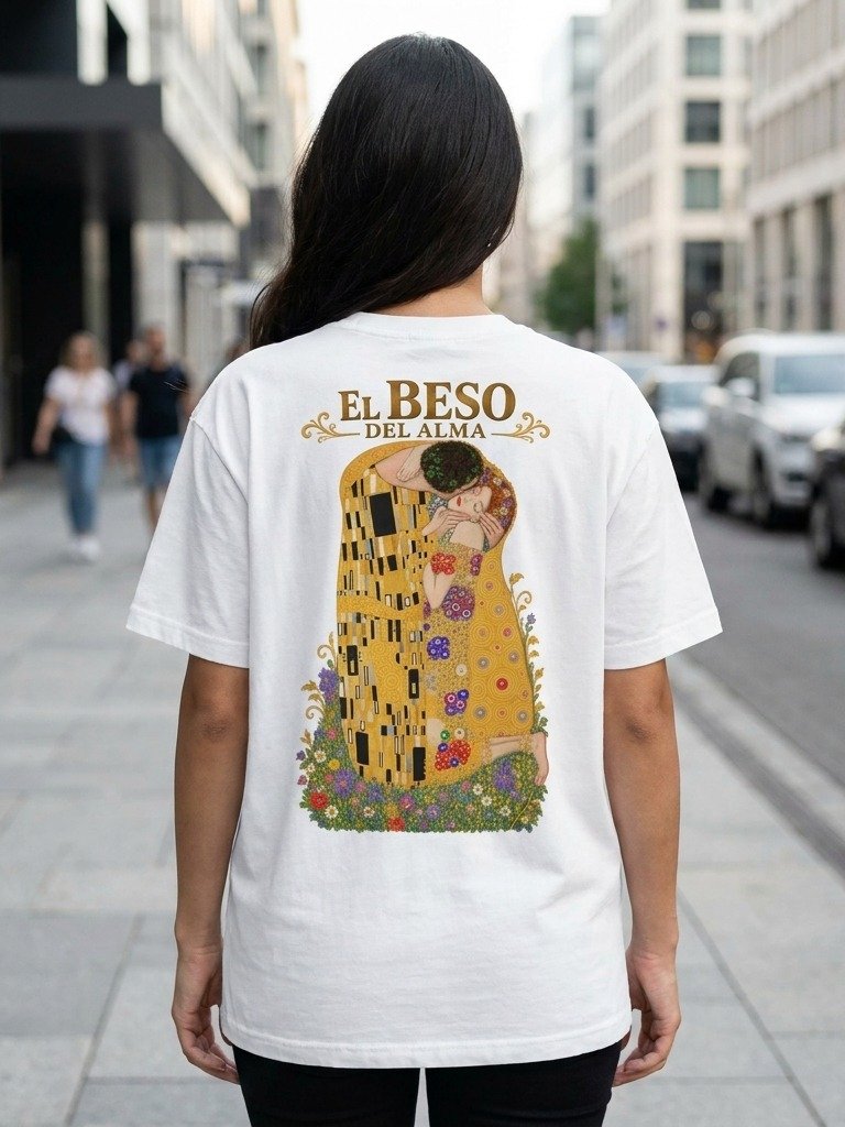 El Beso del Alma – Camiseta de Arte Clásico product image (4)