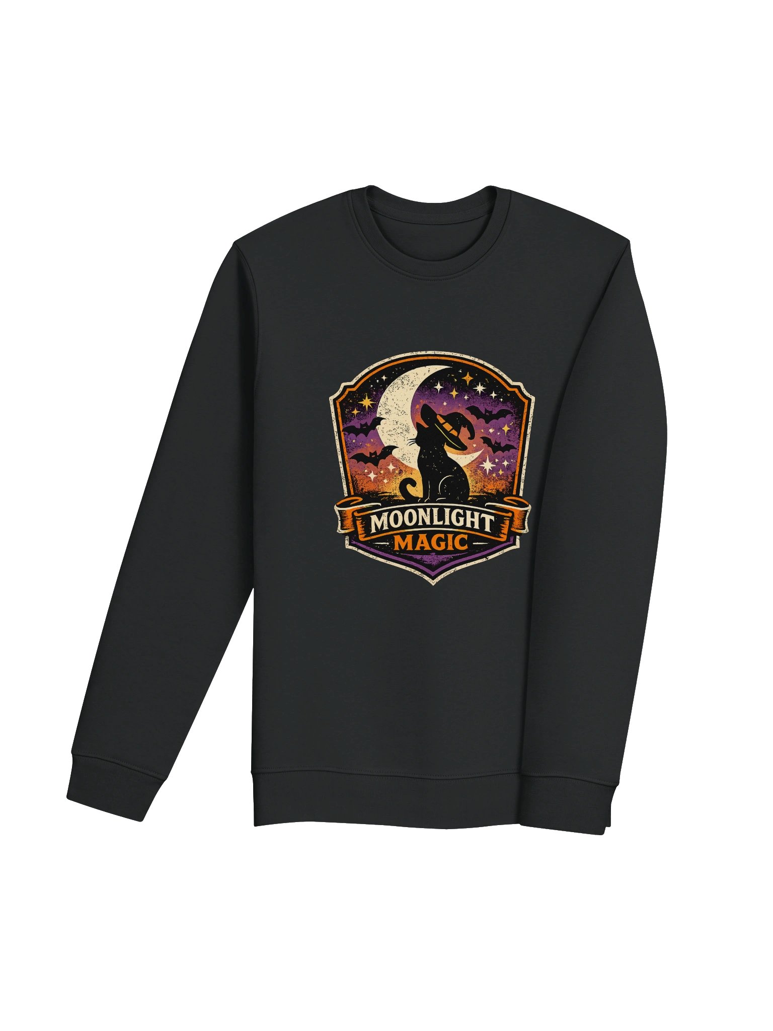 Moonlight Magic Cat Badge Sweatshirt product image (11)