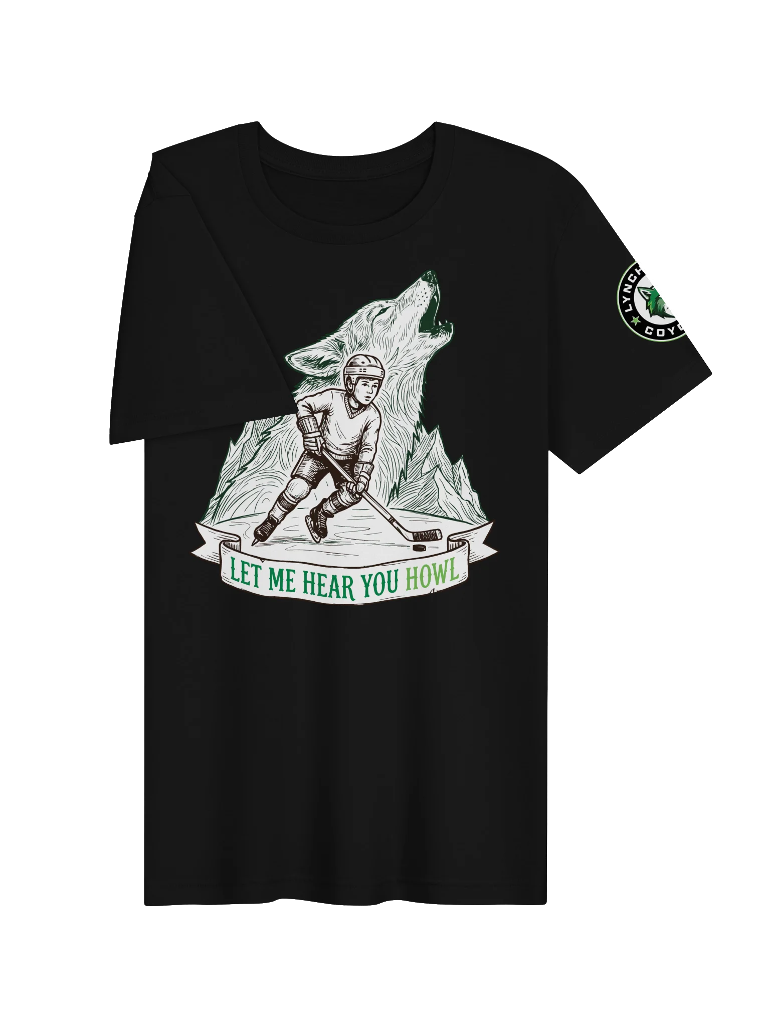 Let Me Hear You Howl Adult Hockey Tee product image (9)