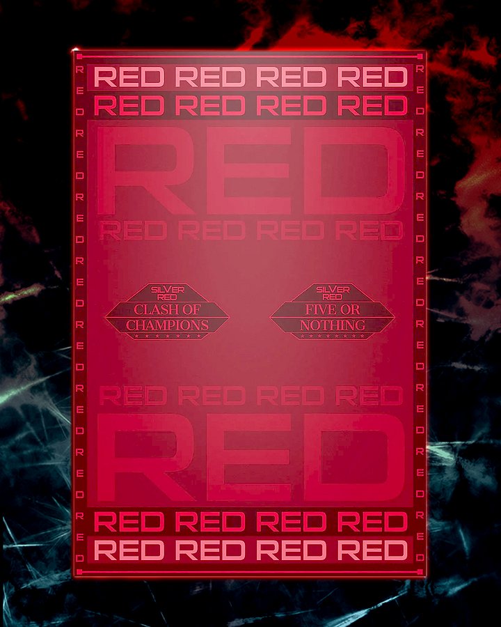 SILVER VS RED - ALL IN RED (poster) product image (1)