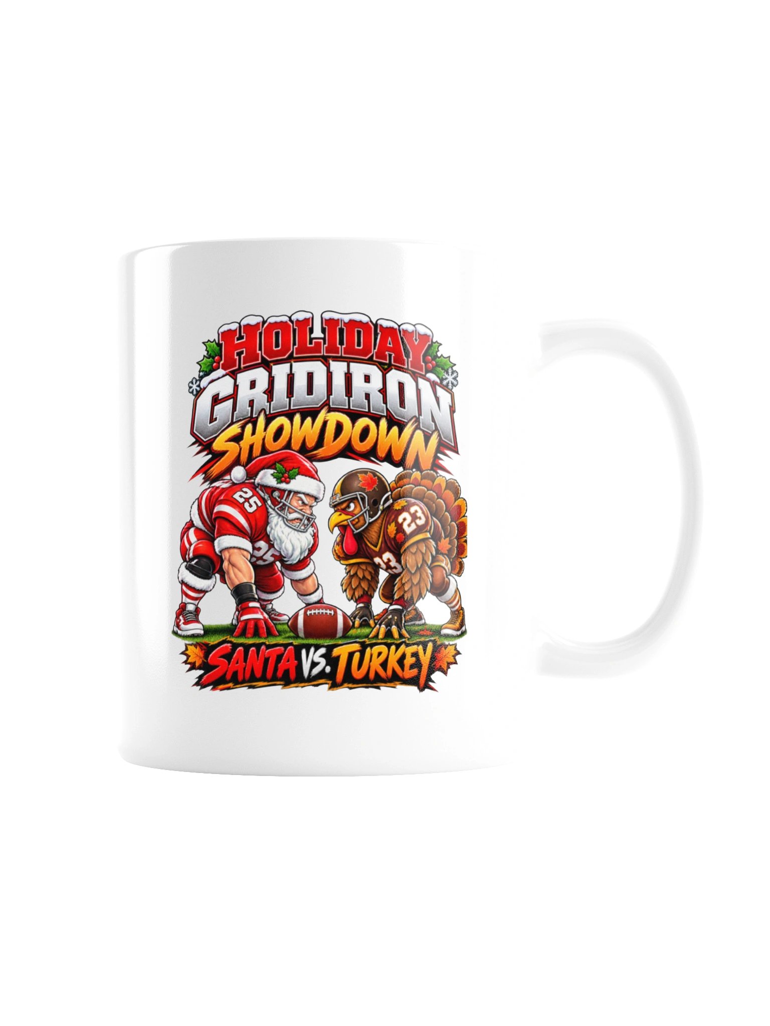 A Battle for the Holidays. Thanksgiving vs. Christmas - Mug product image (9)
