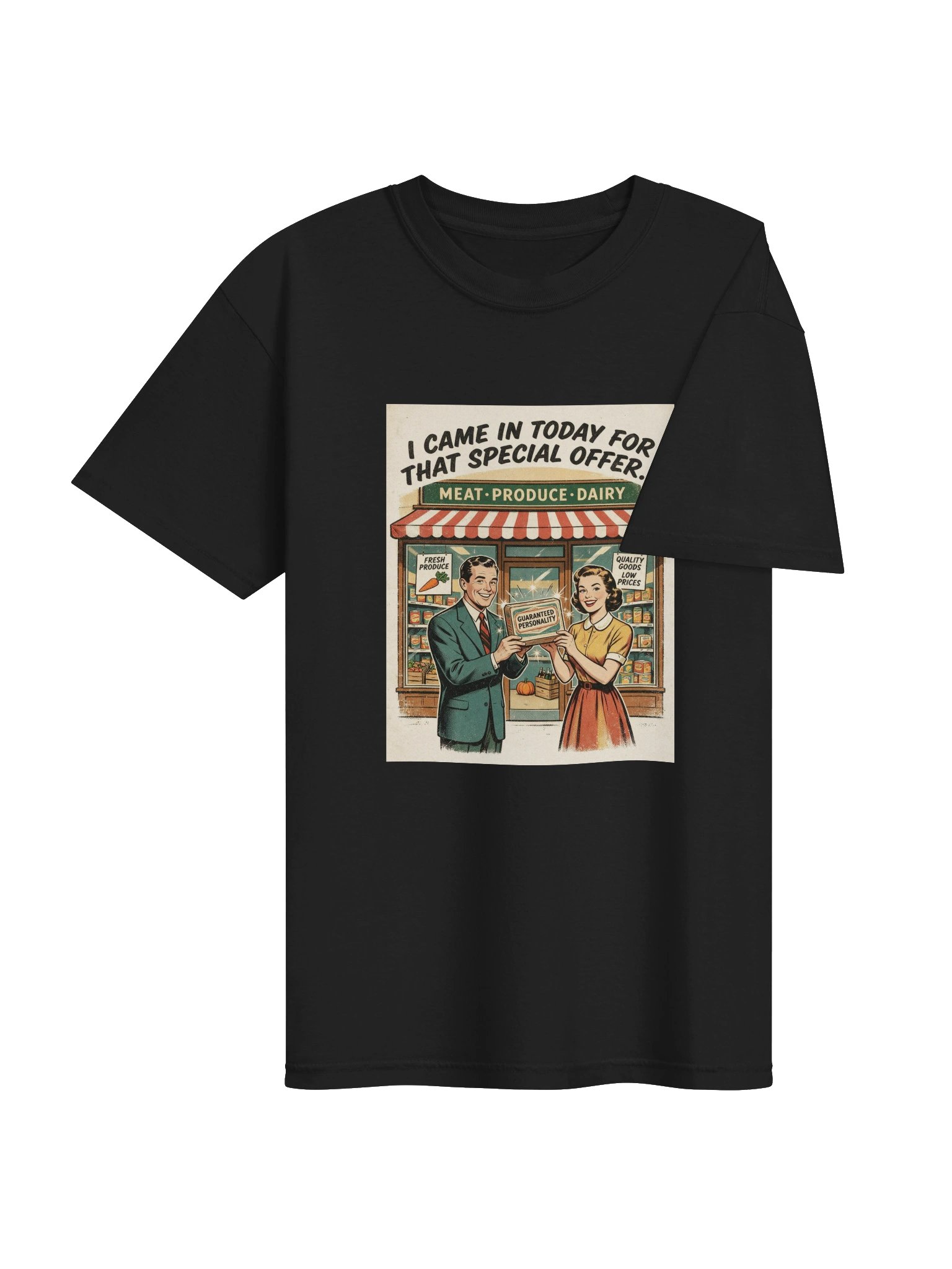 Guaranteed Personality Vintage Grocery Tee product image (4)
