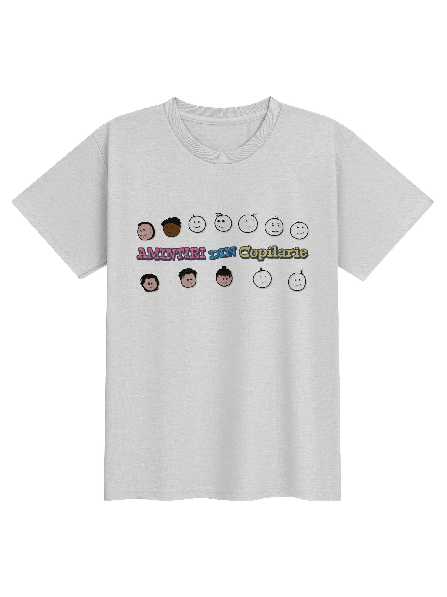 Tricou Gri Deschis „Amintiri Din Copilărie” – Personajele product image (1)