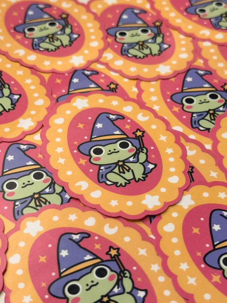 Frog Wizard Sticker product image (2)