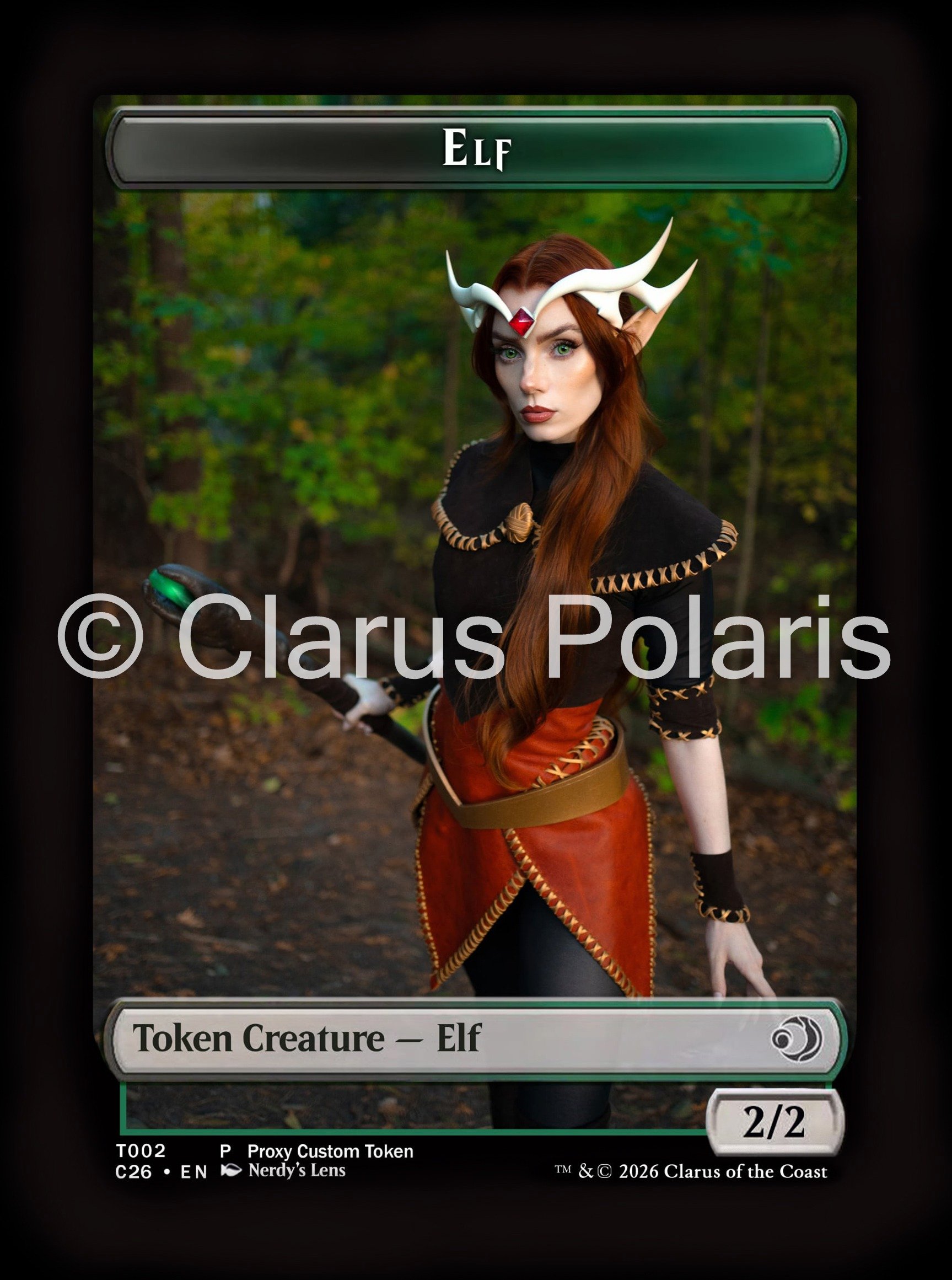 Magic Token Card ( Elf & Elf Warrior ) product image (1)