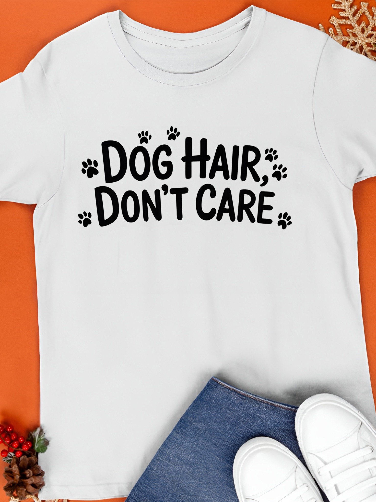 Dog Hair Don’t Care Shirt product image (1)