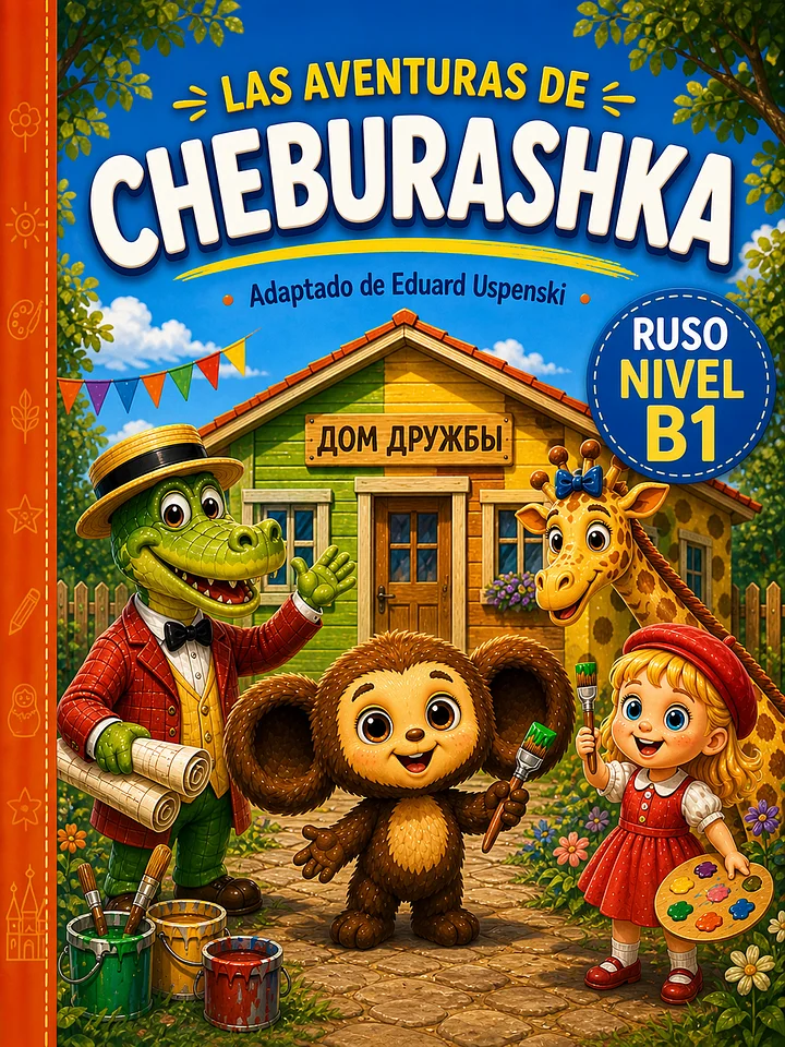 📘 Cheburashka – Ruso nivel A2-B1 (adaptado) product image (1)