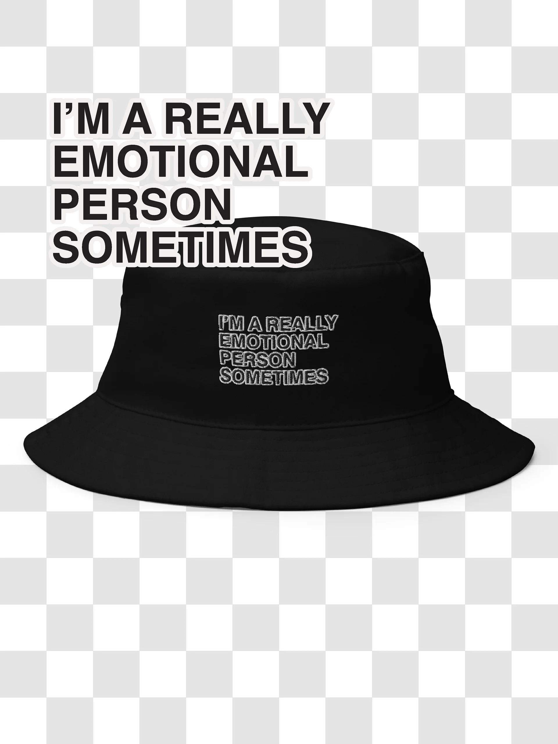 Emotional Person Bucket Hat product image (5)