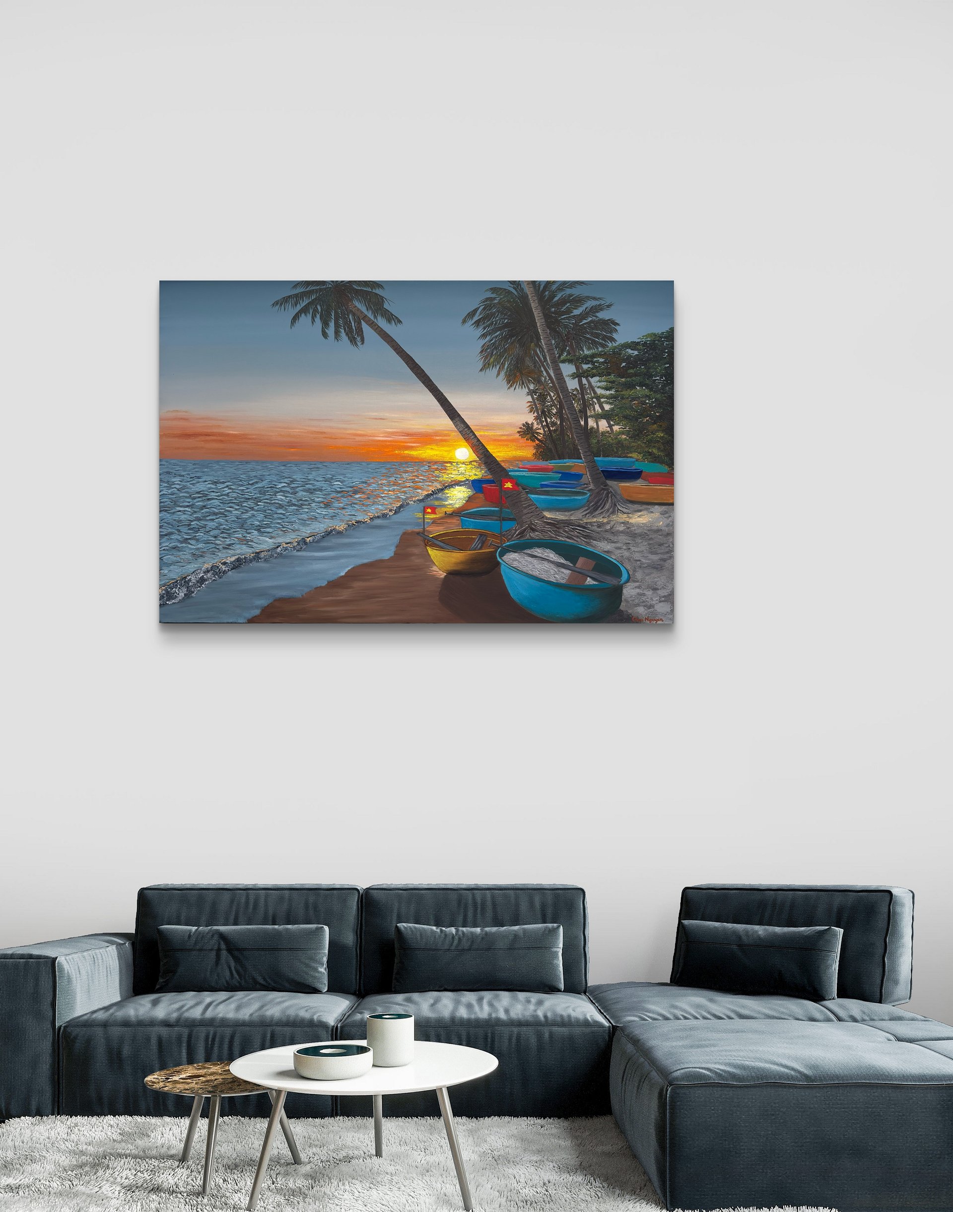 The Fishing Village - Canvas Print product image (8)