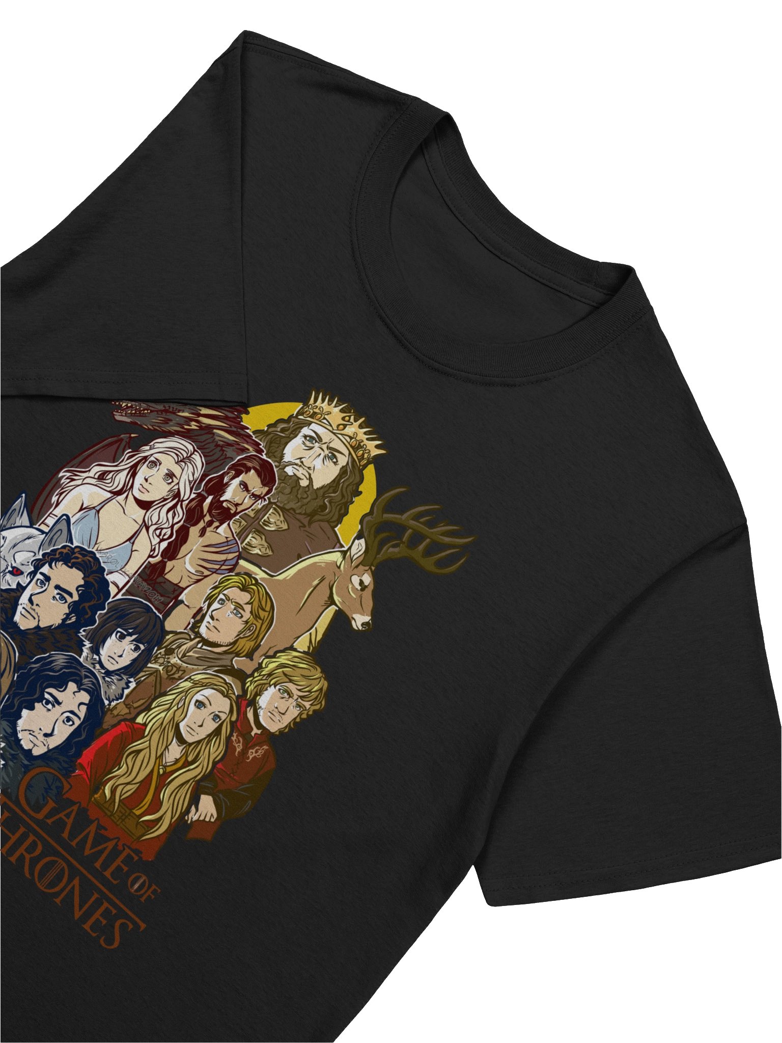 Game Of Thrones T-Shirt – Epic Dragon & Wolf Saga Shirt | Medieval Fantasy Fan Art Tee product image (39)