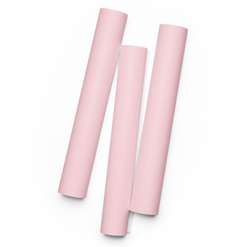 Pale Pink Solid Holiday Christmas Wrapping Paper Sheets (3) product image (1)