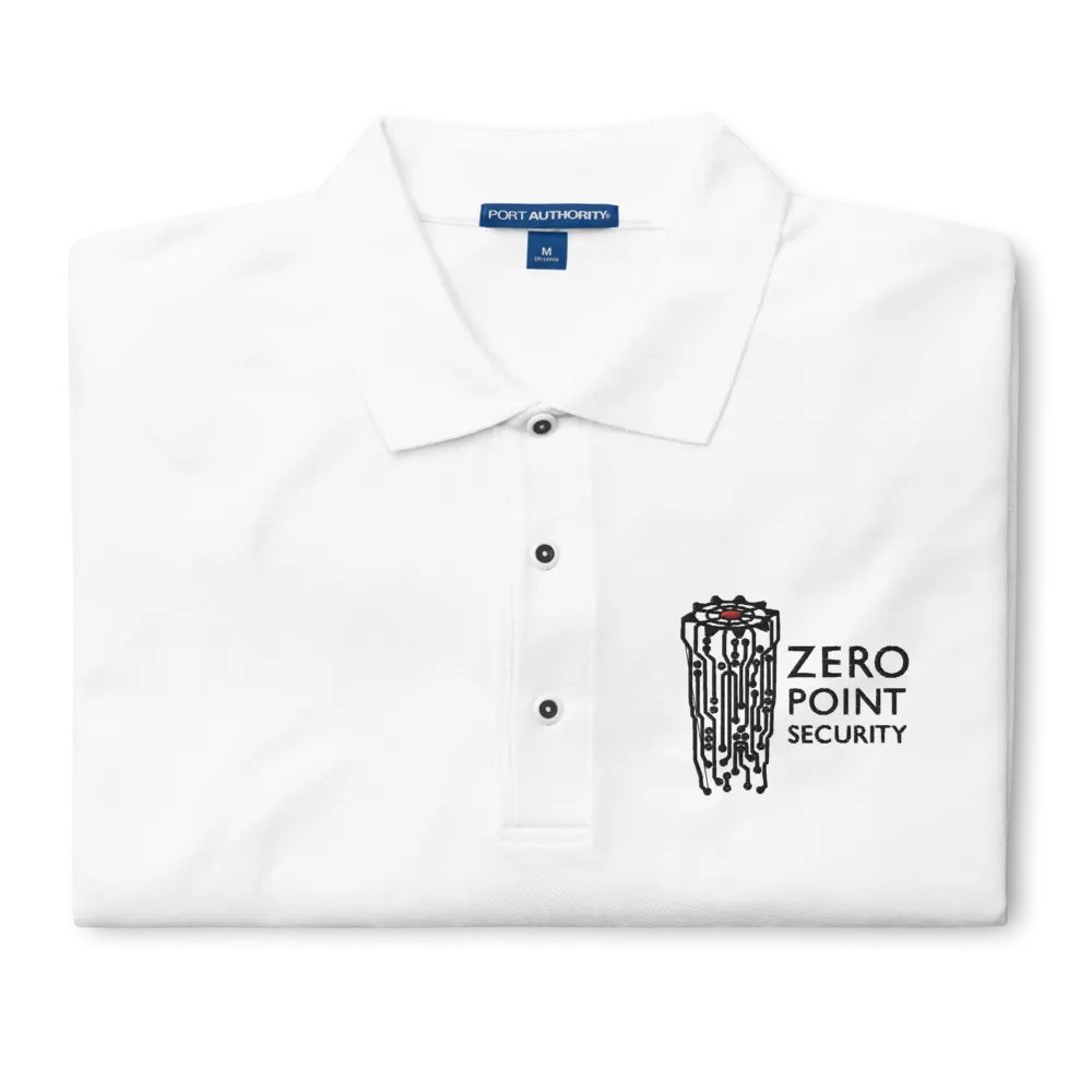 Zero-Point Polo Shirt (White) product image (8)