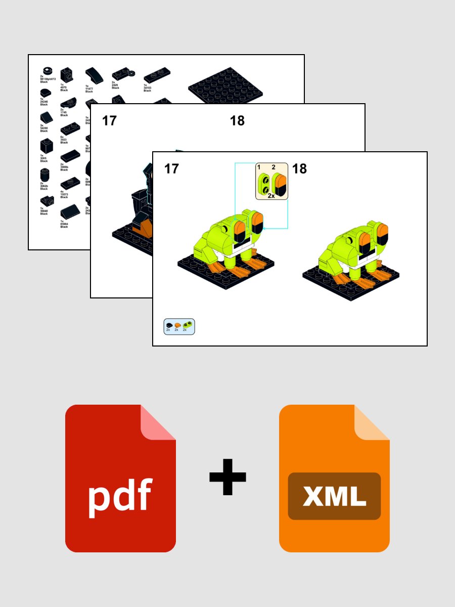 Bowser + Rip the Frog Combo PDF and Parts List product image (2)