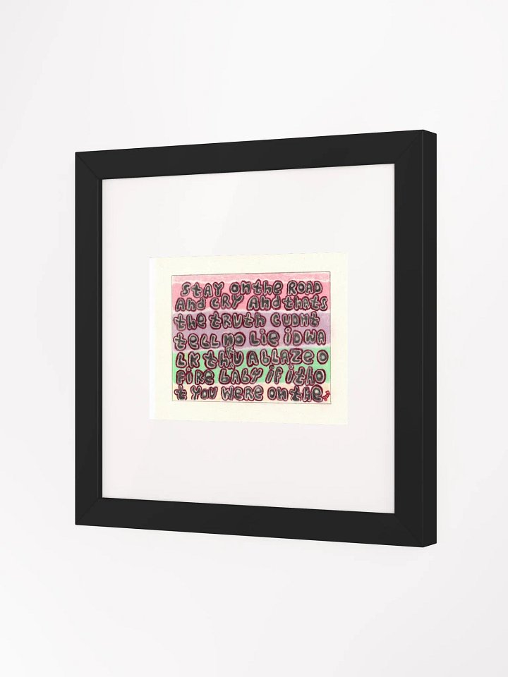 other side Panel Card Print Framed product image (2)