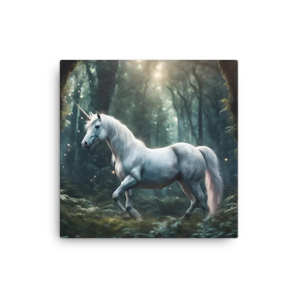 Unicorn In Magical Forest Wall Art product image (1)