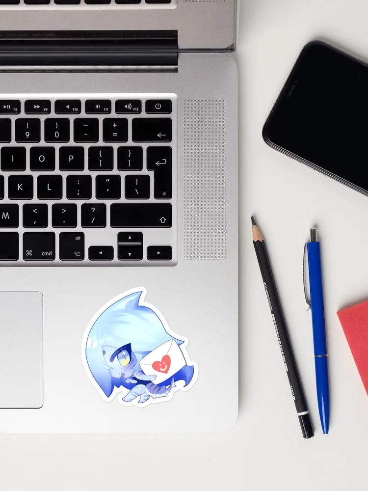 Heart Letter Sharky Sticker product image (13)