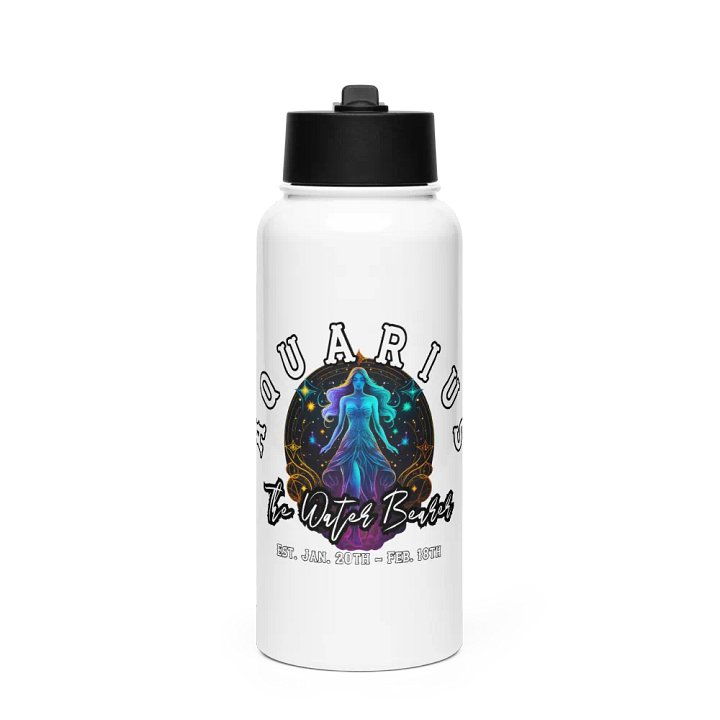 Aquarius - Zodiac Sports Stainless Steel Water Bottle product image (1)