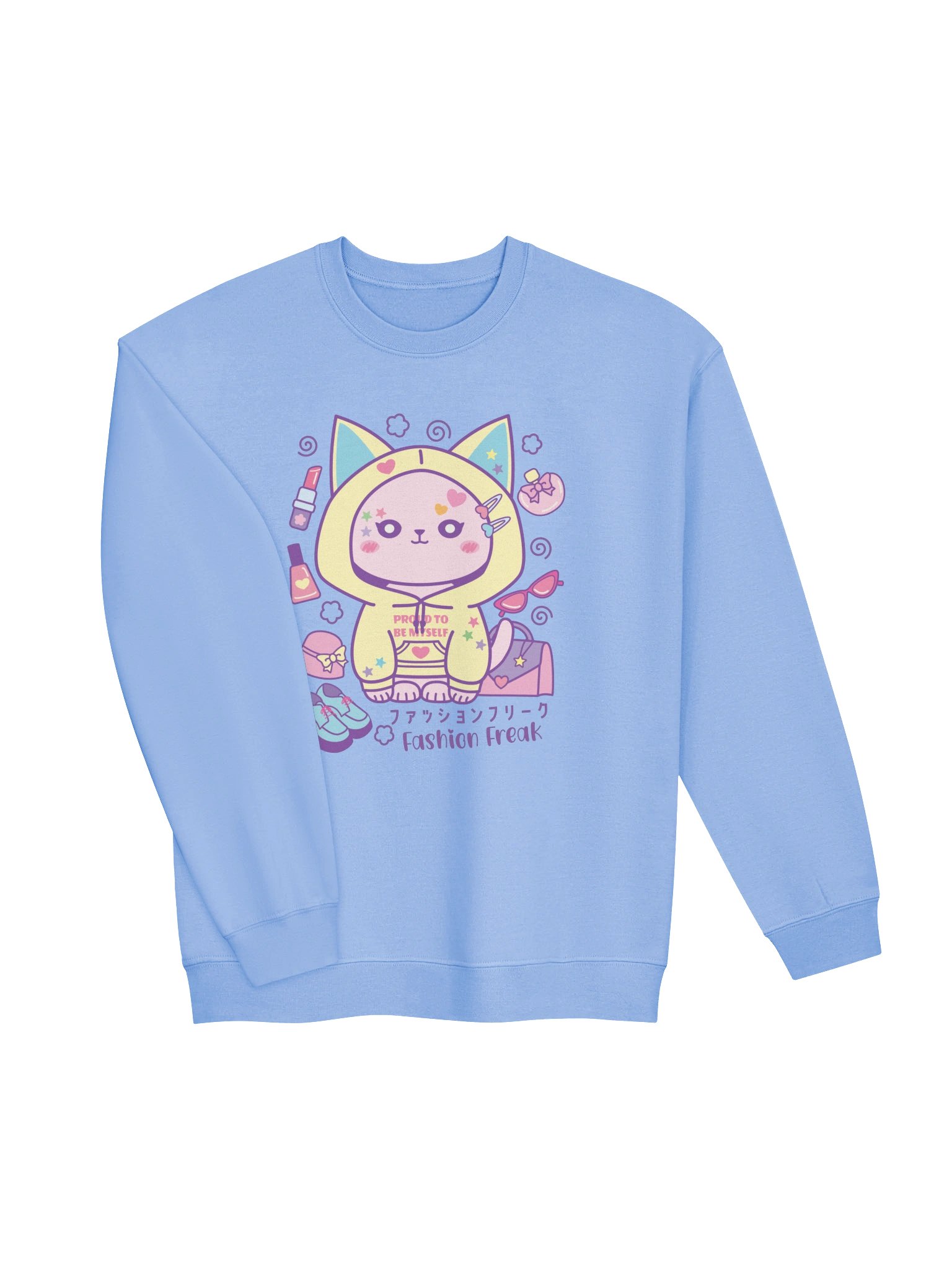 Fashion Freak Cat - Unisex Adult Sweatshirt product image (5)