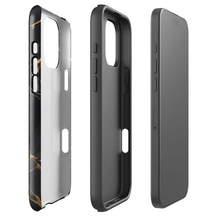 Tough Case for iPhone® – Ebon Gold Waves product image (92)