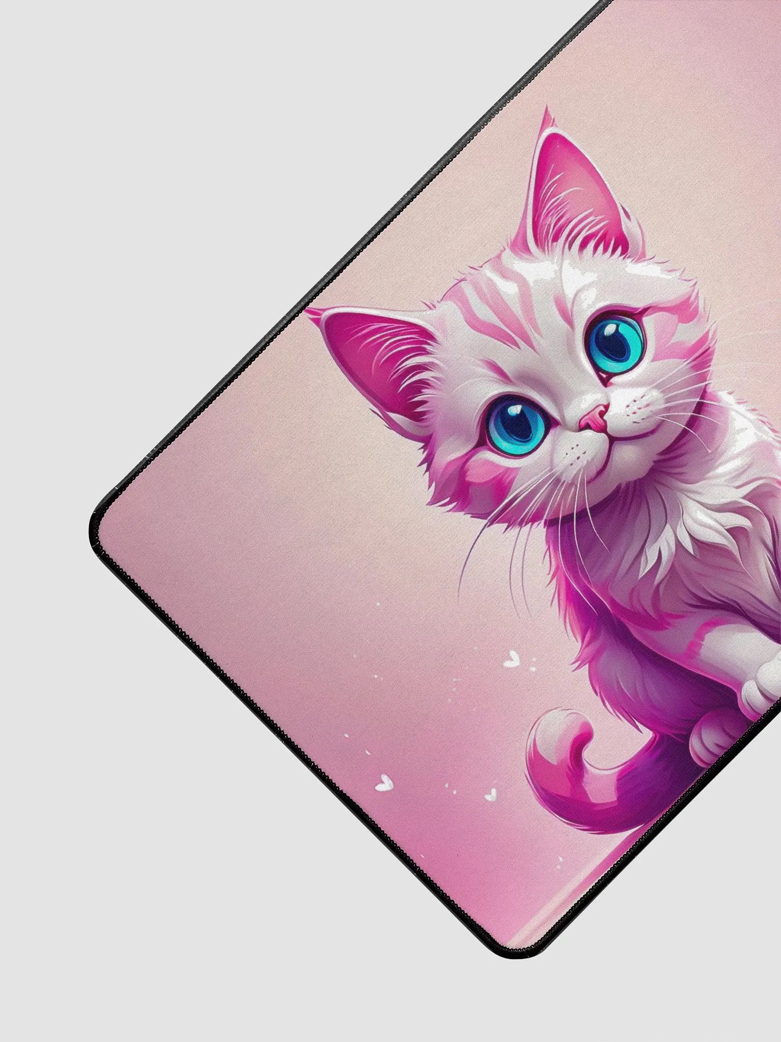 Pink Cat Mouse pad product image (3)