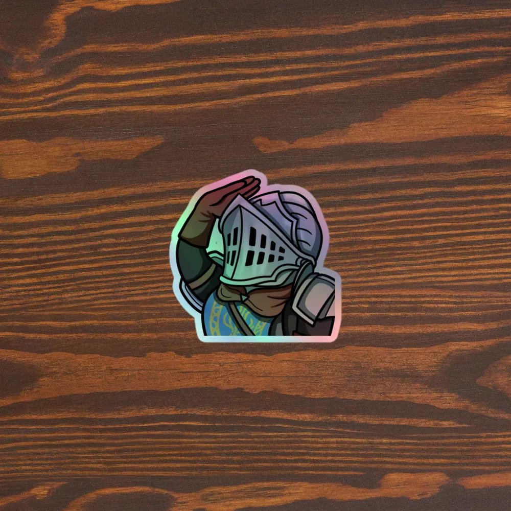 Salute Holo Sticker product image (3)
