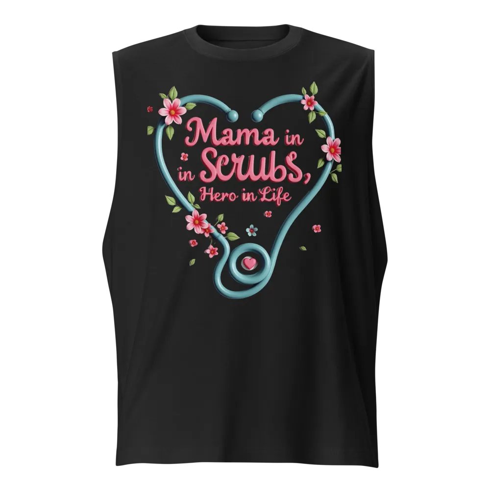 Mama in Scrubs, Hero in Life Muscle Tank product image (1)
