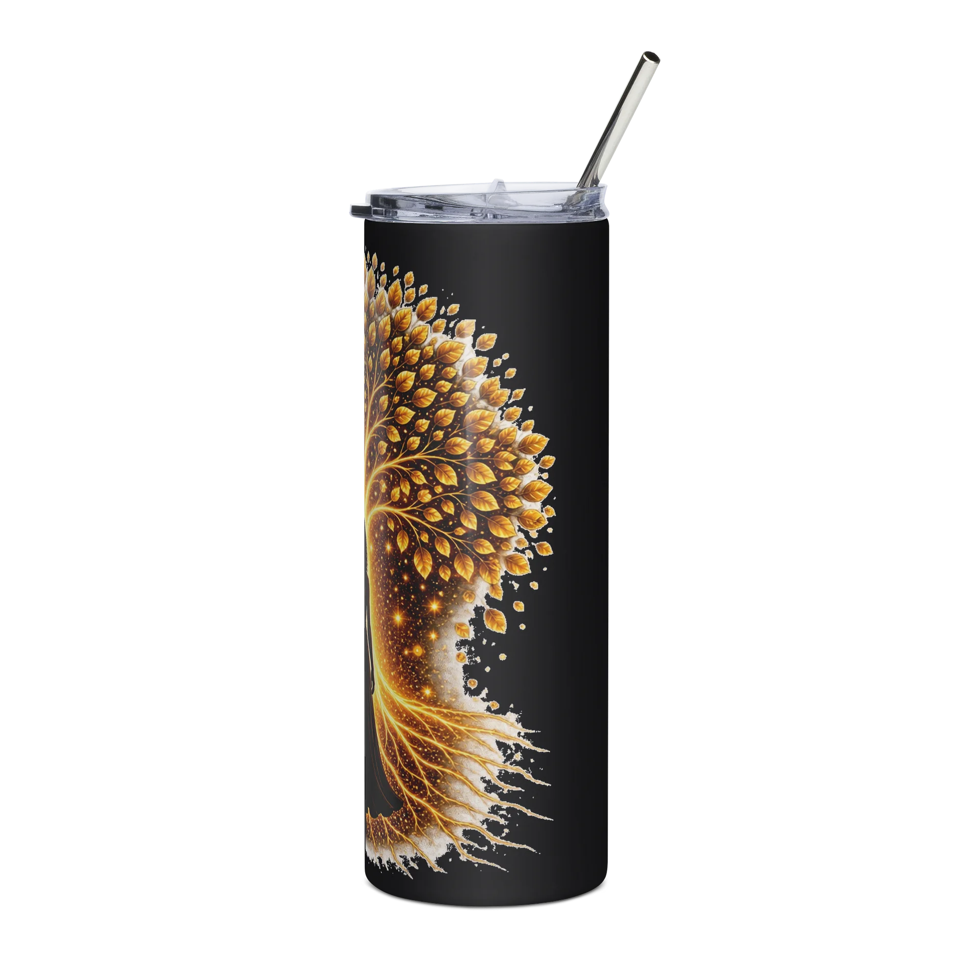 Golden Tree Silhouette Tumbler product image (3)
