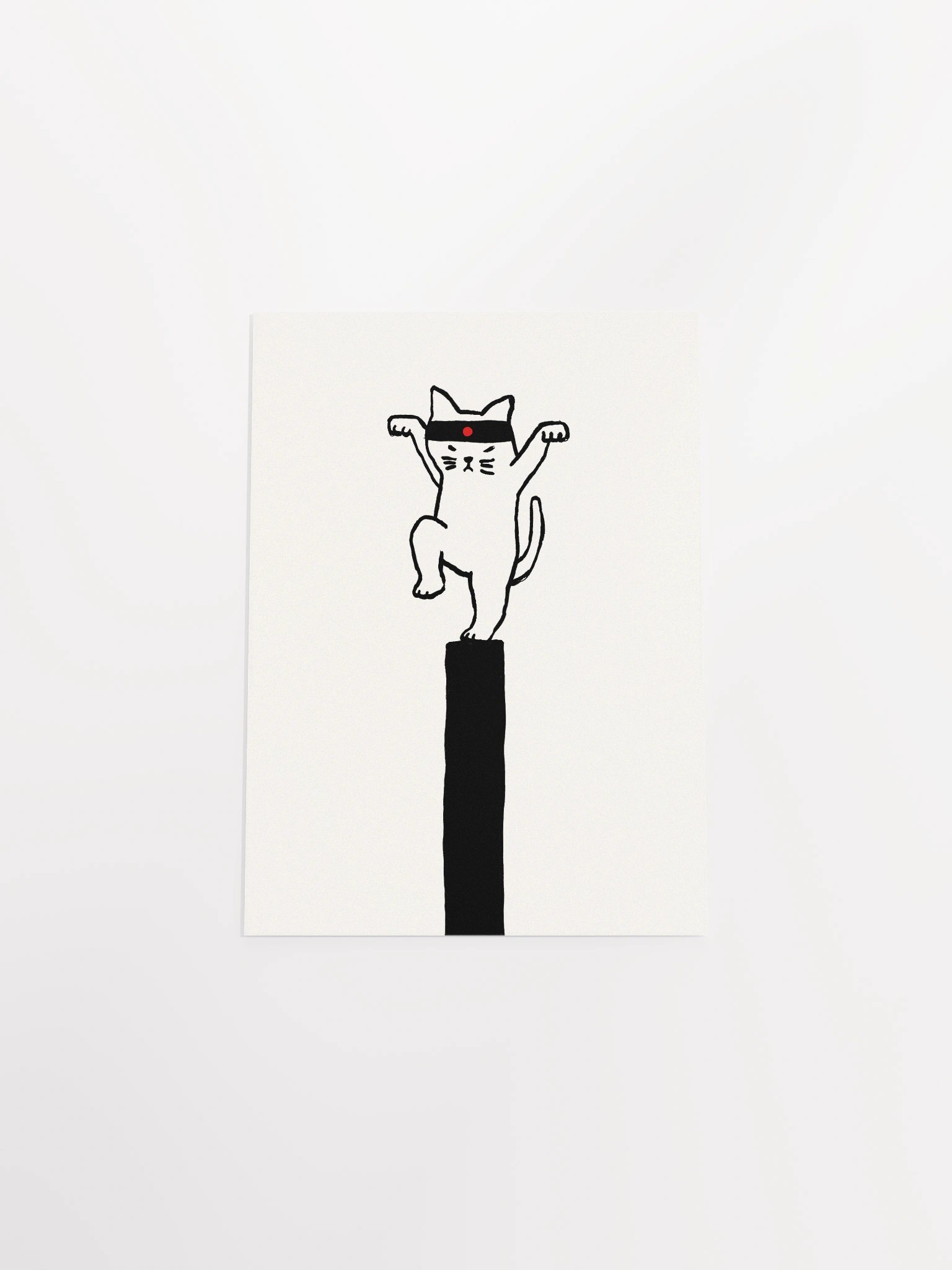Karate Cat art print product image (29)