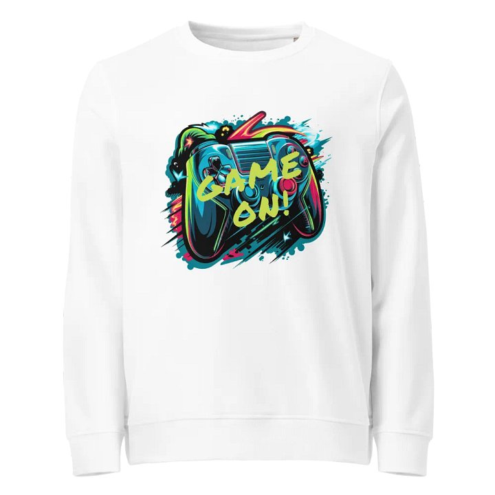 Neon Game On! Controller Sweatshirt product image (5)