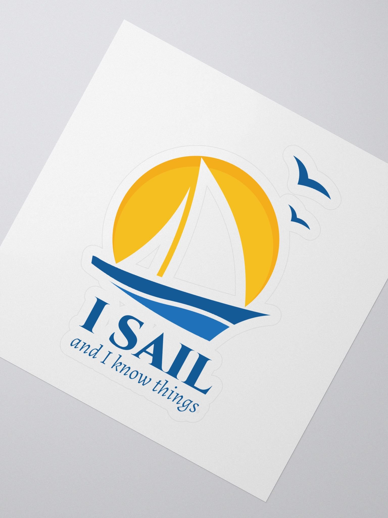 Sail & Know Things Kiss-Cut Sticker product image (2)