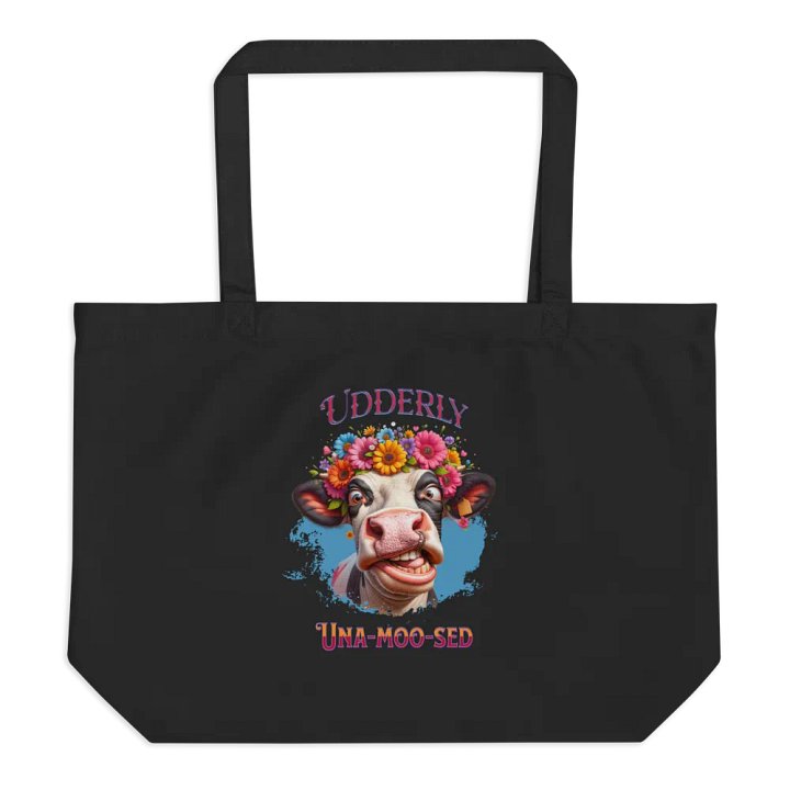 Udderly Amoosing Organic Cotton Tote product image (1)