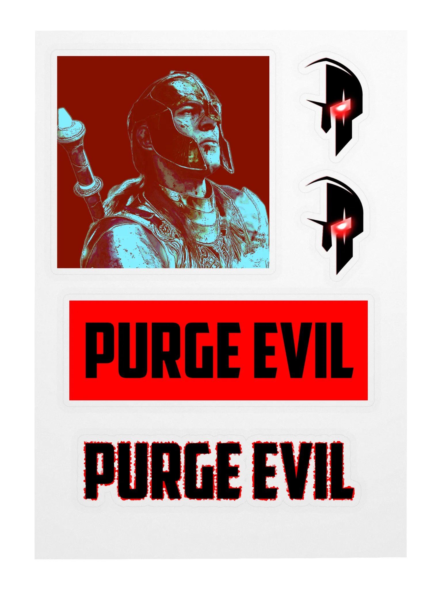 PURGE EVIL Sticker Sheet ZERO product image (3)