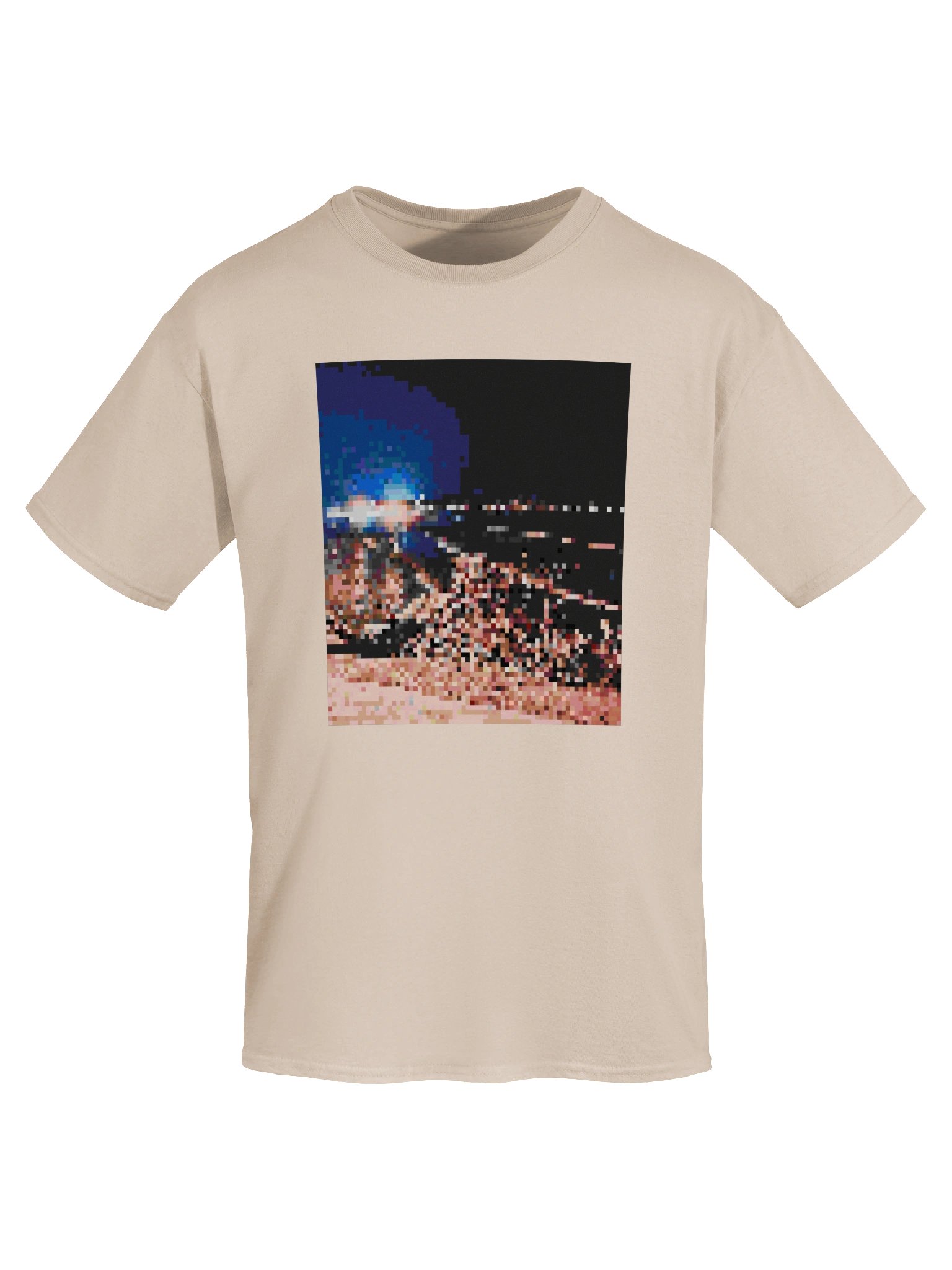 pixel coastline graphic tee product image (5)